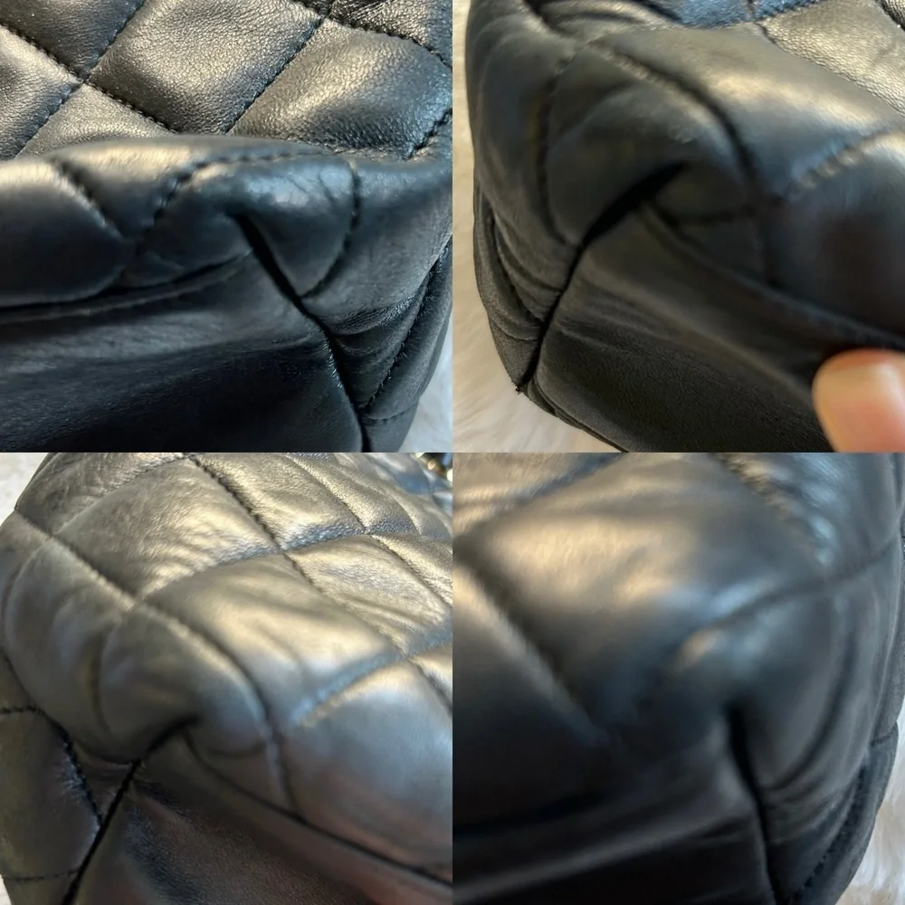 Vintage Chanel 24k Gold Zip Tote - Picture 14 of 15